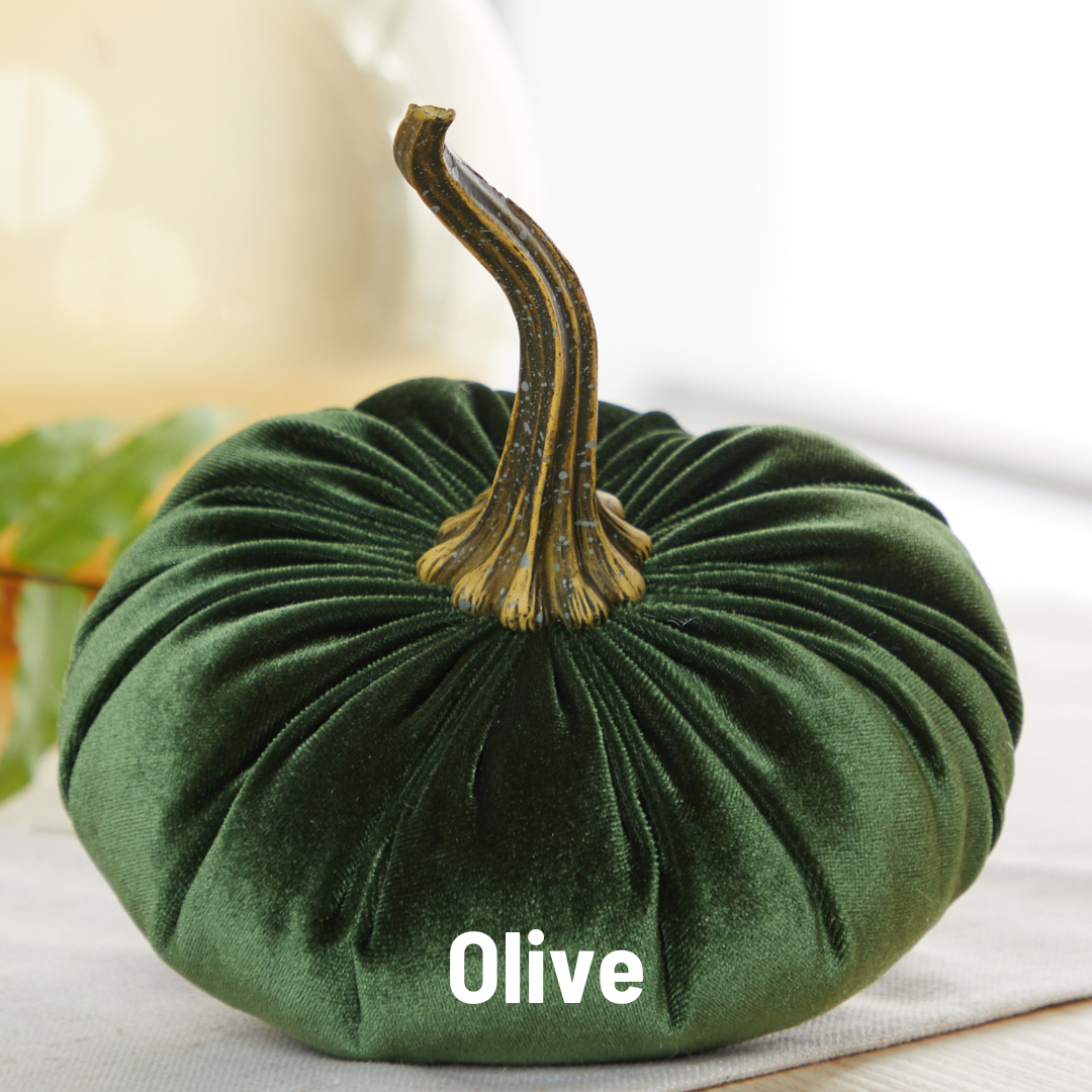Pumpkin Large Velvet, Fall Mantel Decor, Halloween Table