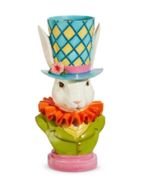 18" Bunny Top Hat Flower Pot