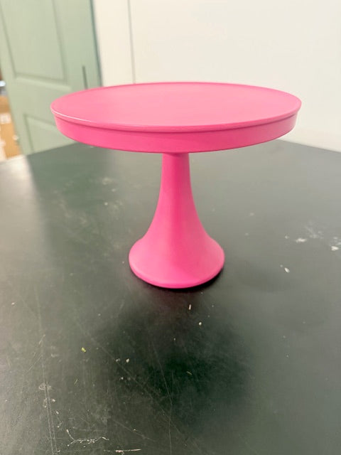 Cake Stand - Pink 8.5"