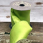 4" x 25yds Simply Taffeta, Apple Green