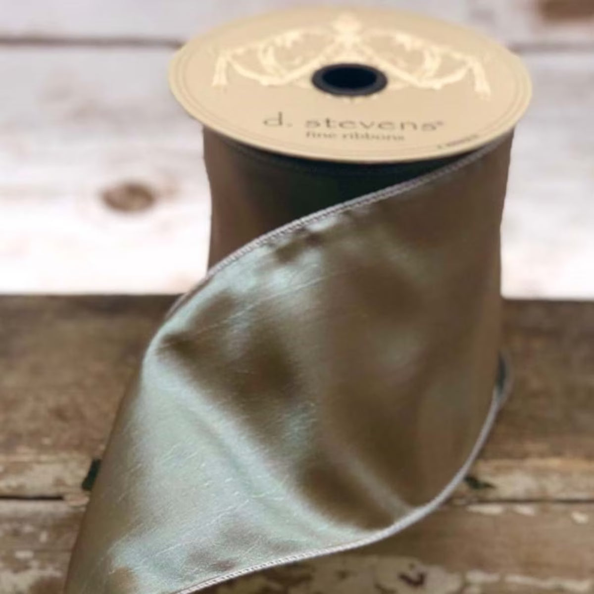 4" x 25yds Simply Taffeta, Blue Gold