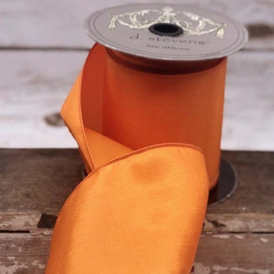 4" x 25 yds Simply Taffeta, Orange