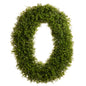 32" Oval Sedum Wreath