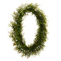 26" Oval Boxwood Wreath