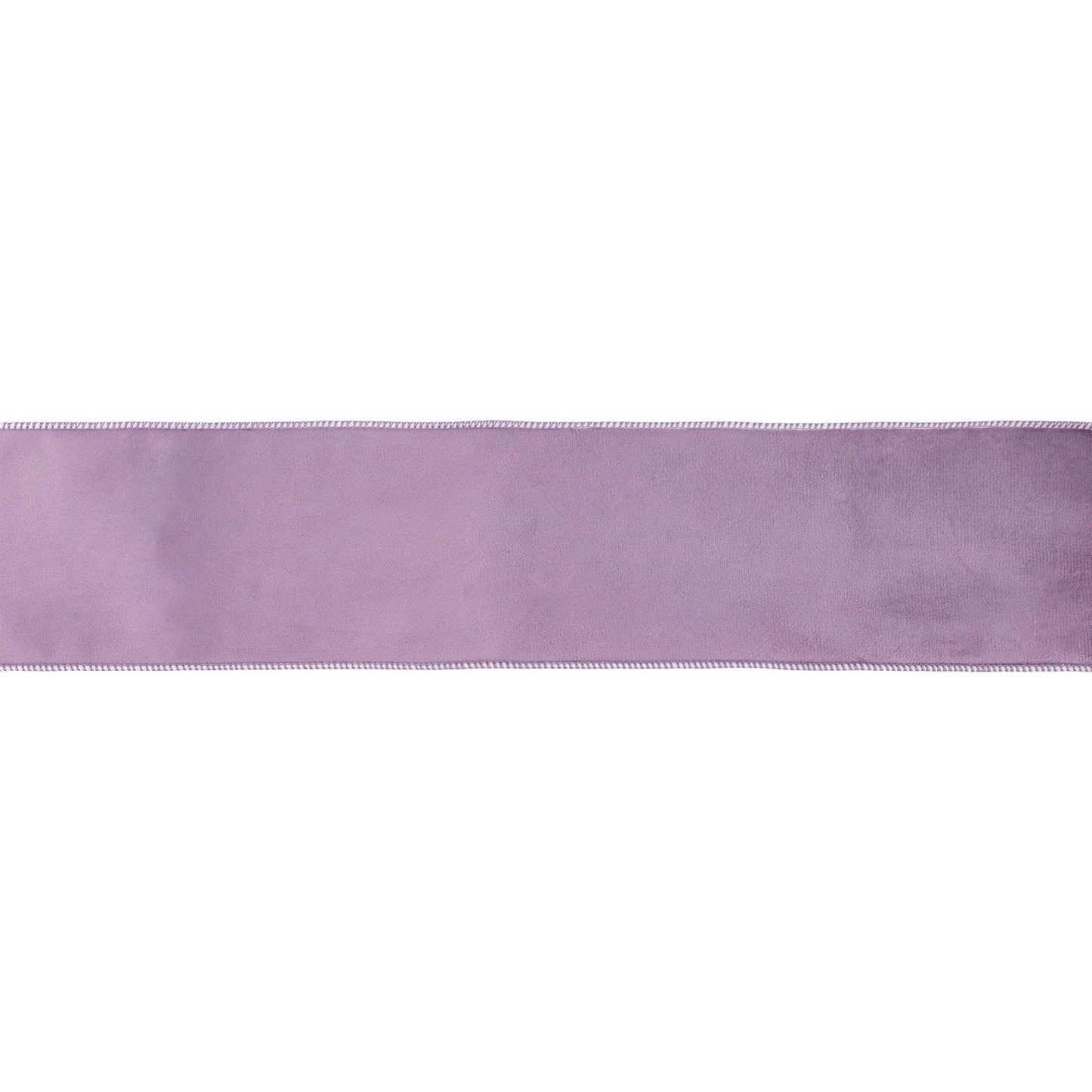 4" Reversible Classic Velvet Wired Ribbon | Lavender/Lavender | 10 Yard Roll