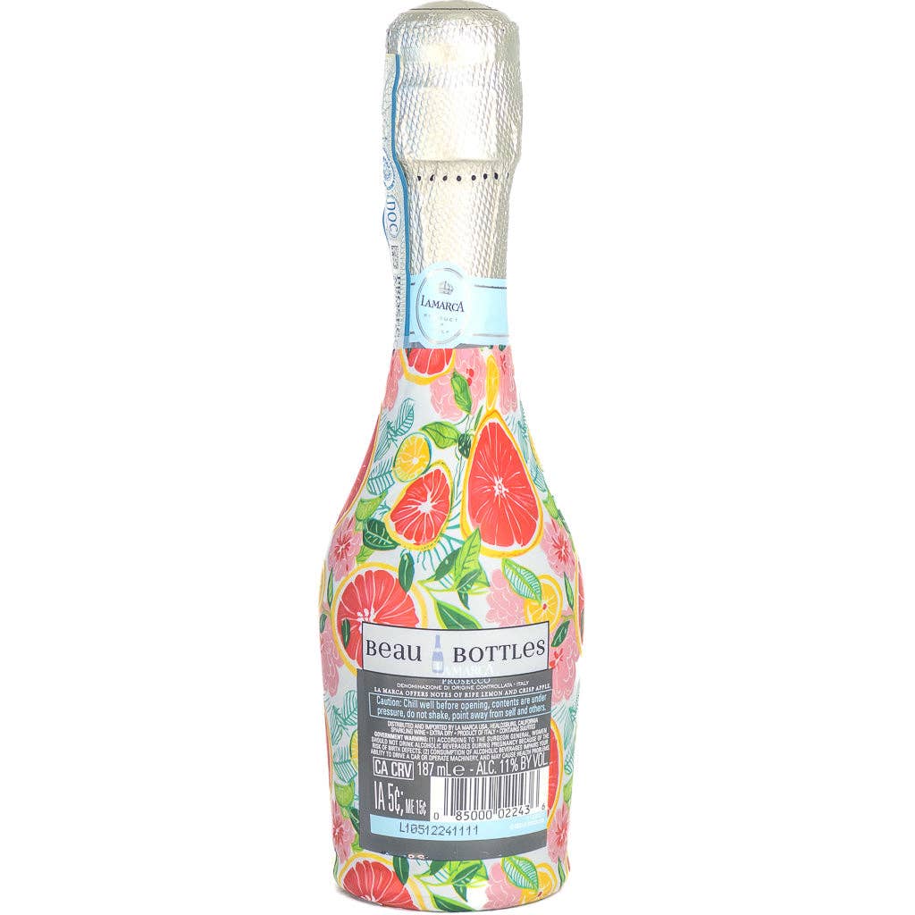 Beau Bottles Preppy Grapefruits - MINI Prosecco Collection - Six Pack