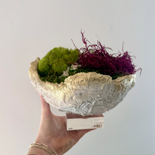 Small Bowl White/Gold