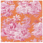 Blood Orange Toile Cocktail Napkins
