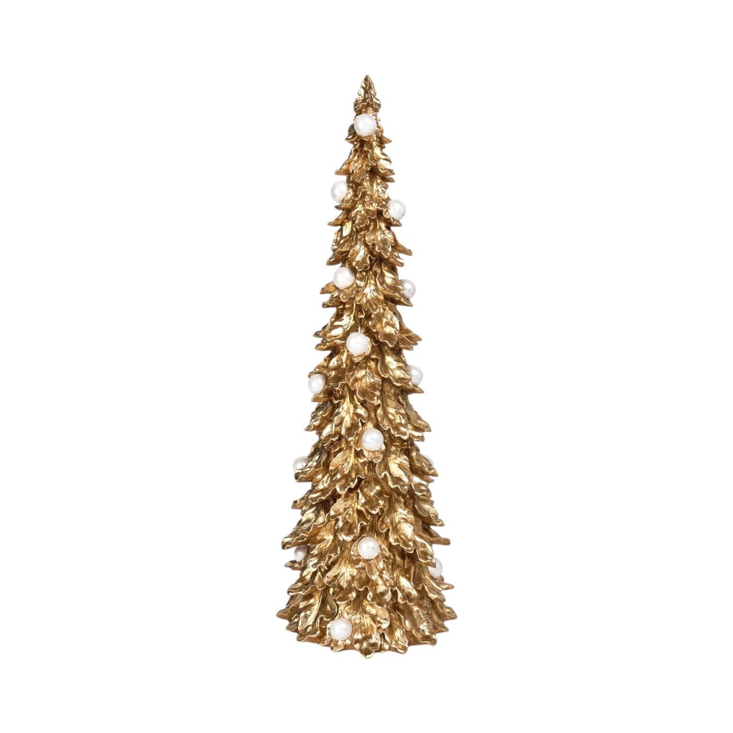 25in Gold Treew/White Pearls