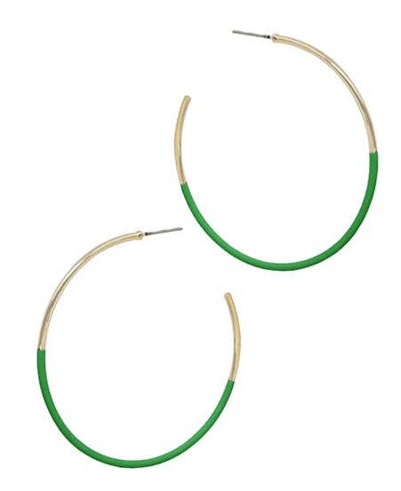 Green/Gold Skinny Hoop | Skinny Hoop