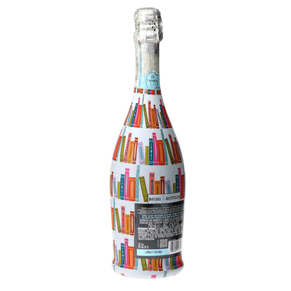 Warm & Bright Books Prosecco Bottle Wrap
