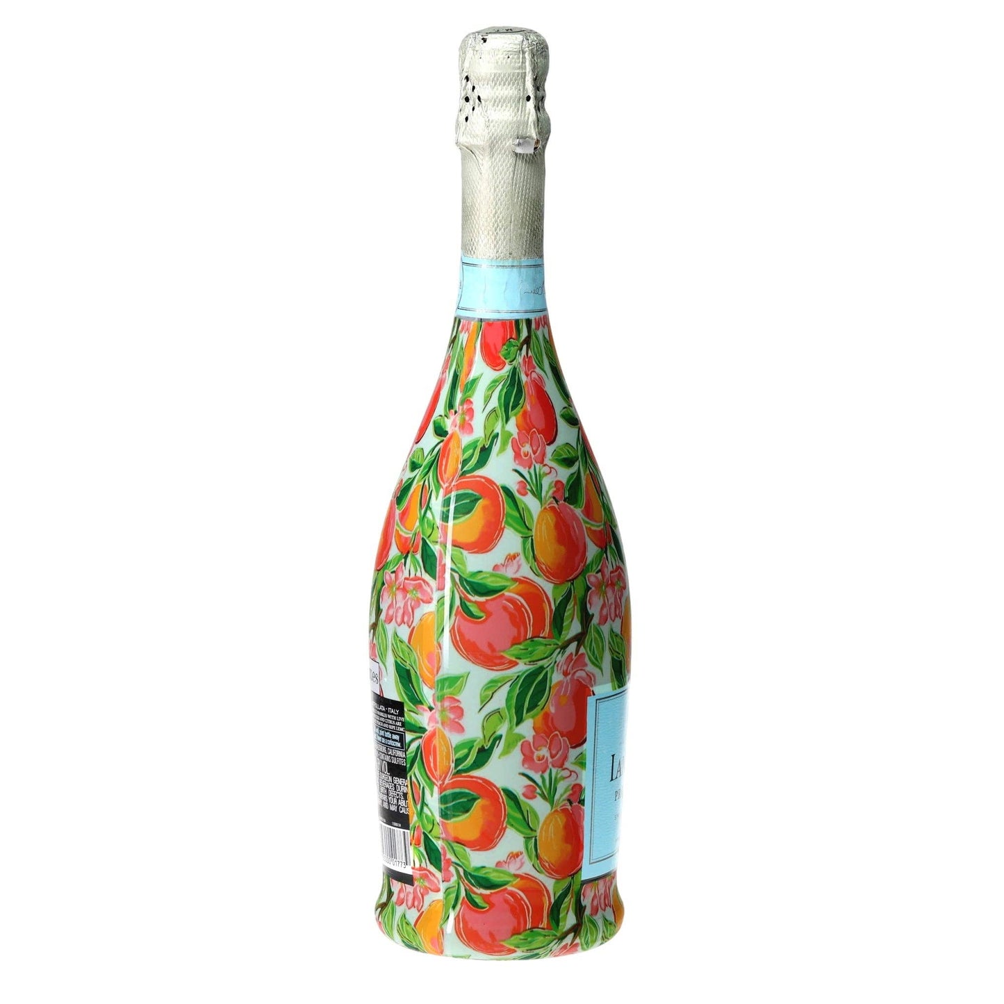 Peach Blossom Grove Prosecco Bottle Wrap