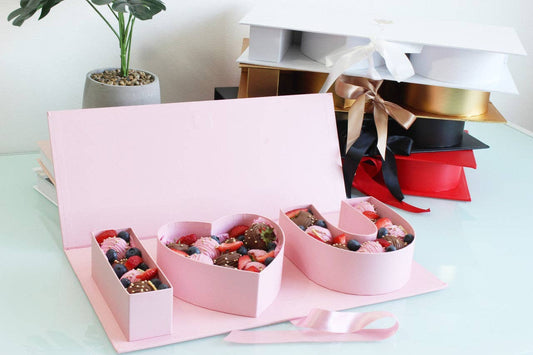 I Love You Fillable Letters Box with Ribbon