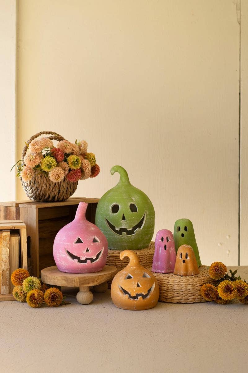 COLORFUL CLAY GHOSTS
