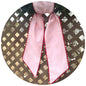 Custom Linen Sashes with Trim 