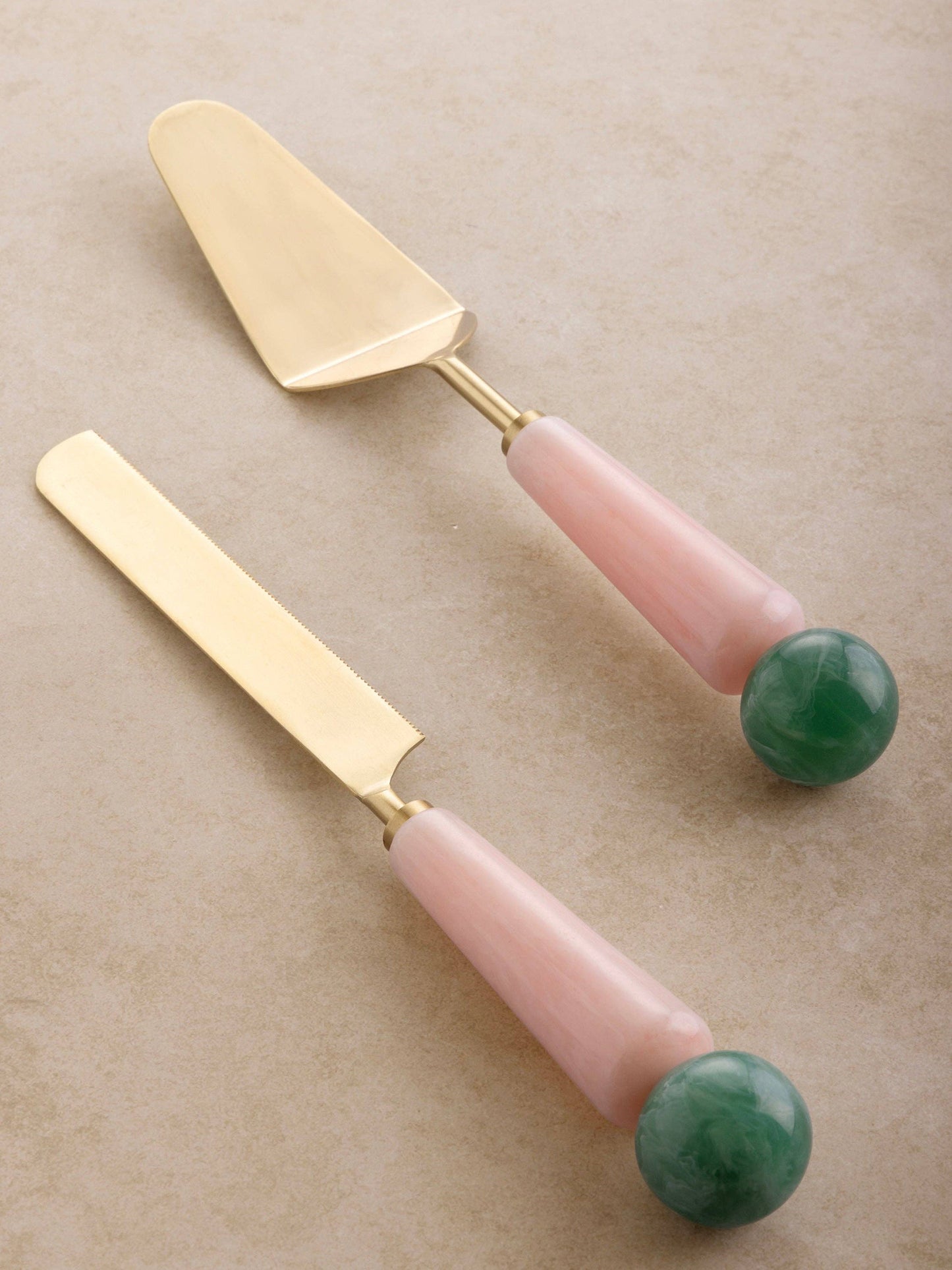 Copenhagen Sculpted Cake Servers Set