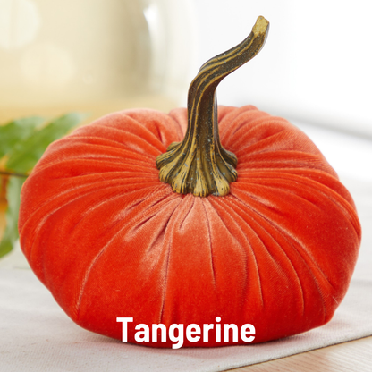 Pumpkin Large Velvet, Fall Mantel Decor, Halloween Table