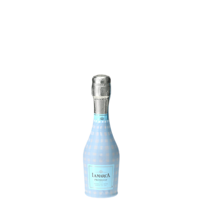 Powder Blue Picnic Gingham Mini Prosecco Wraps (3-Pack)