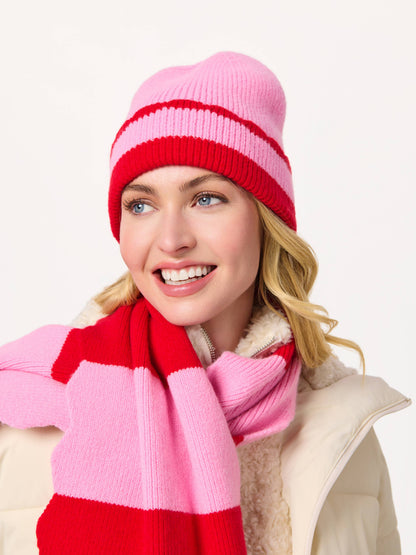 SCALA STRIPED SCARF