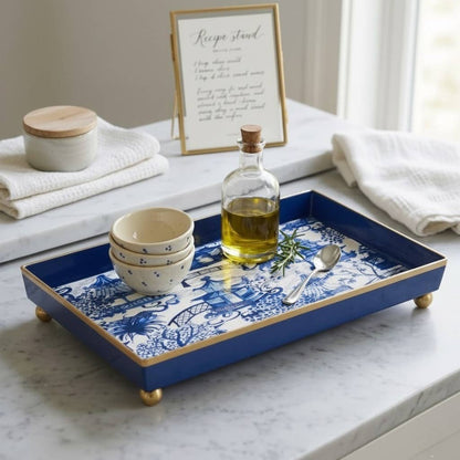 Garden Party Enameled Oliver Tray 8x12