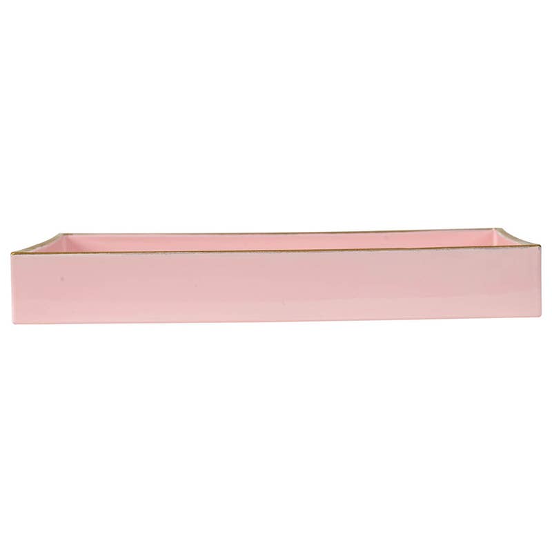 8.5x8.5" Chic Blush Plastic Tray