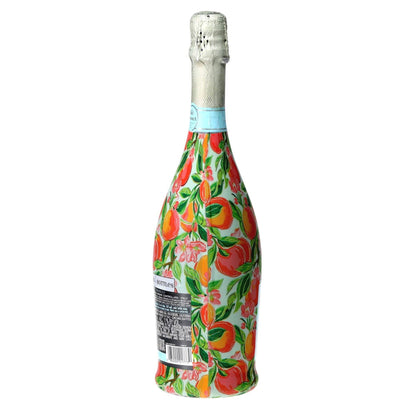 Peach Blossom Grove Prosecco Bottle Wrap
