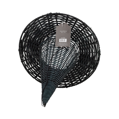 HAL1340 - Natural Rattan Witch Hat - 15"