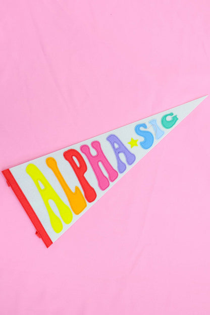 Rainbow Pennant Flag