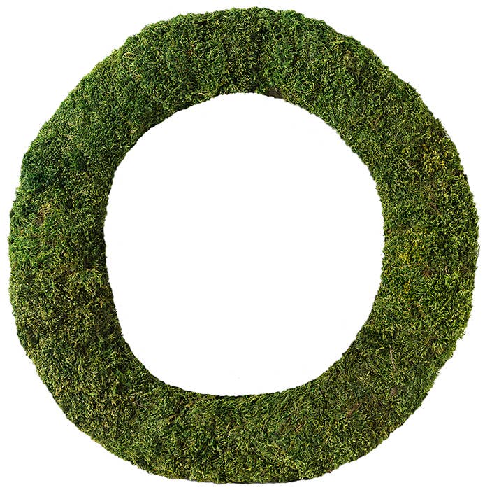 18" Round/Oval - Moss Wreath