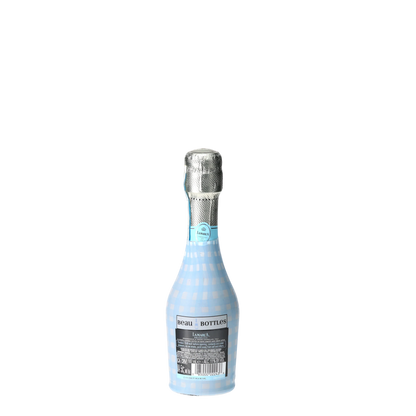 Powder Blue Picnic Gingham Mini Prosecco Wraps (3-Pack)
