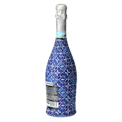 Andalusian Tile Prosecco Bottle Wrap