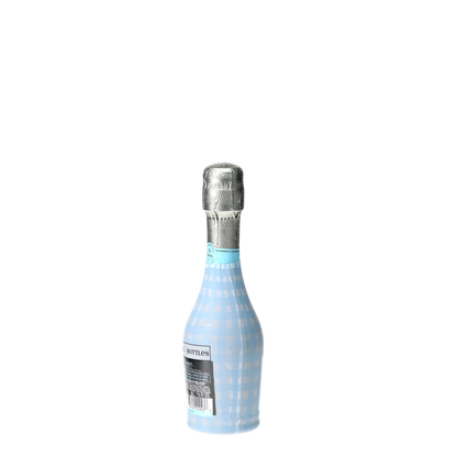 Powder Blue Picnic Gingham Mini Prosecco Wraps (3-Pack)