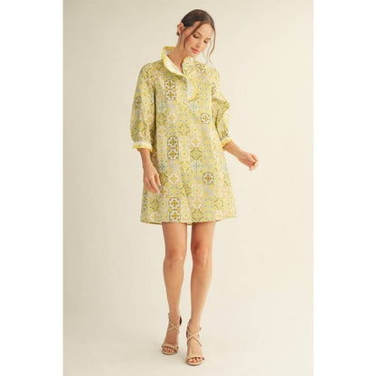 Print Shift Dress