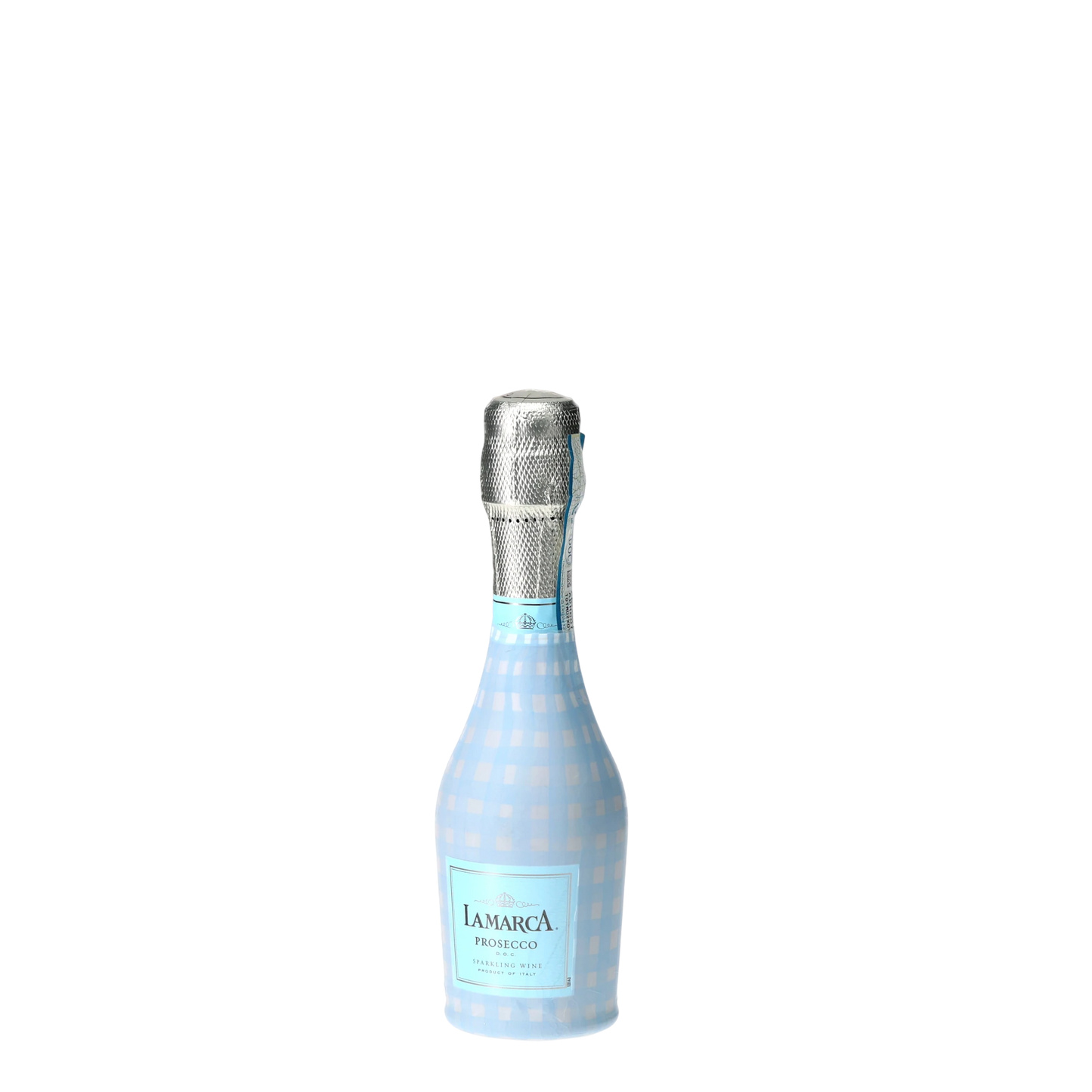 Powder Blue Picnic Gingham Mini Prosecco Wraps (3-Pack)
