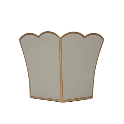 Gracie Scarlett Square Cachepot Planter Taupe