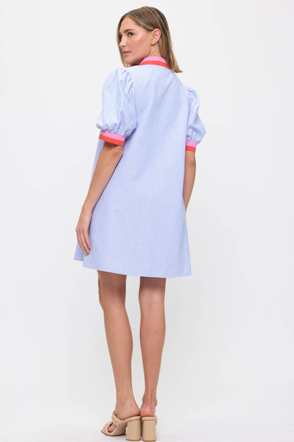 Striped Linen Dress