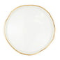 Fontaine Serving Platter Clear/Gold 13.2x.8x13.2