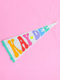 Rainbow Pennant Flag