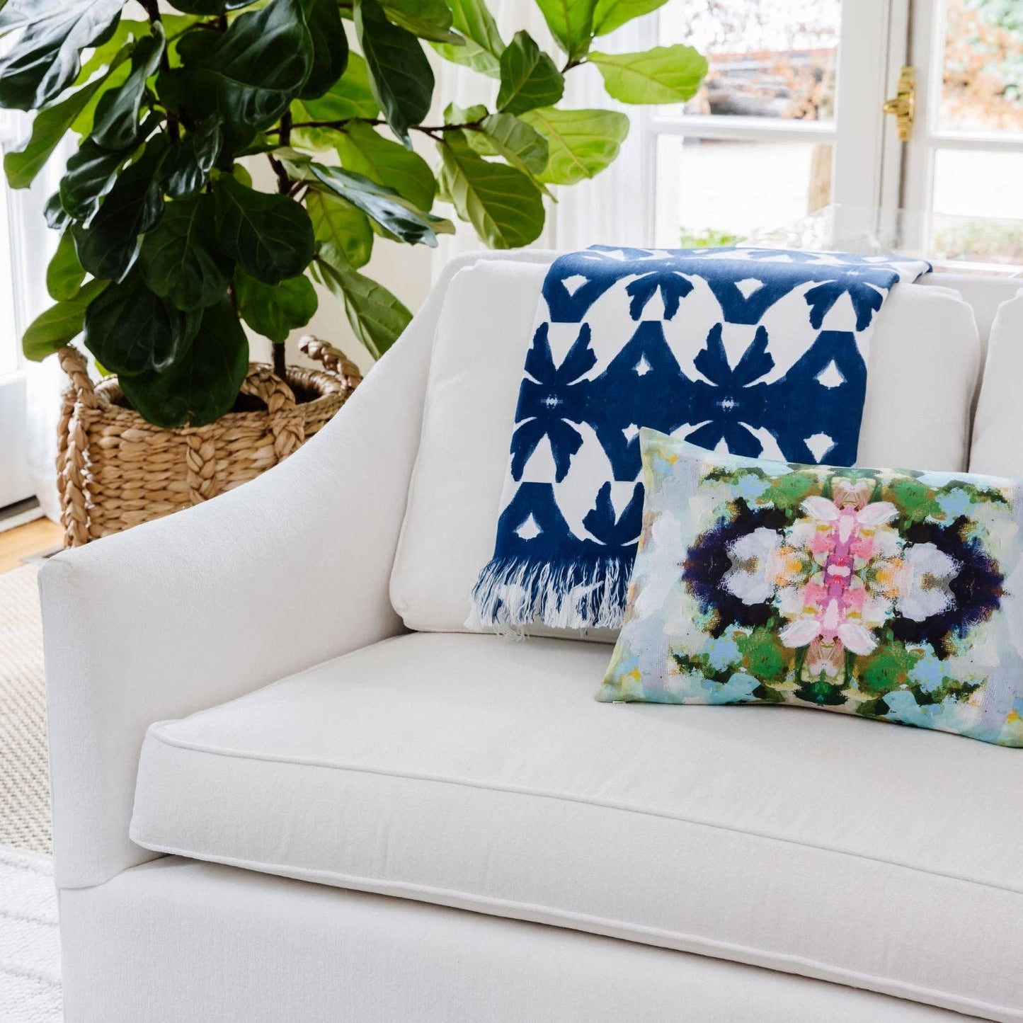 Nantucket Bloom Decorative Pillow