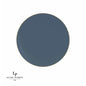 Slate Blue and Gold Round Plastic Plates | 10 Pack