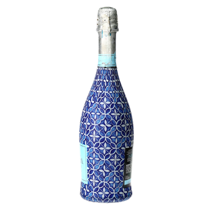 Andalusian Tile Prosecco Bottle Wrap