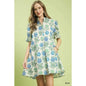 Floral Puff Sleeve Dress