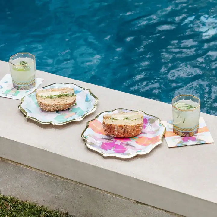 Begonia Cocktail Napkins - Laura Park