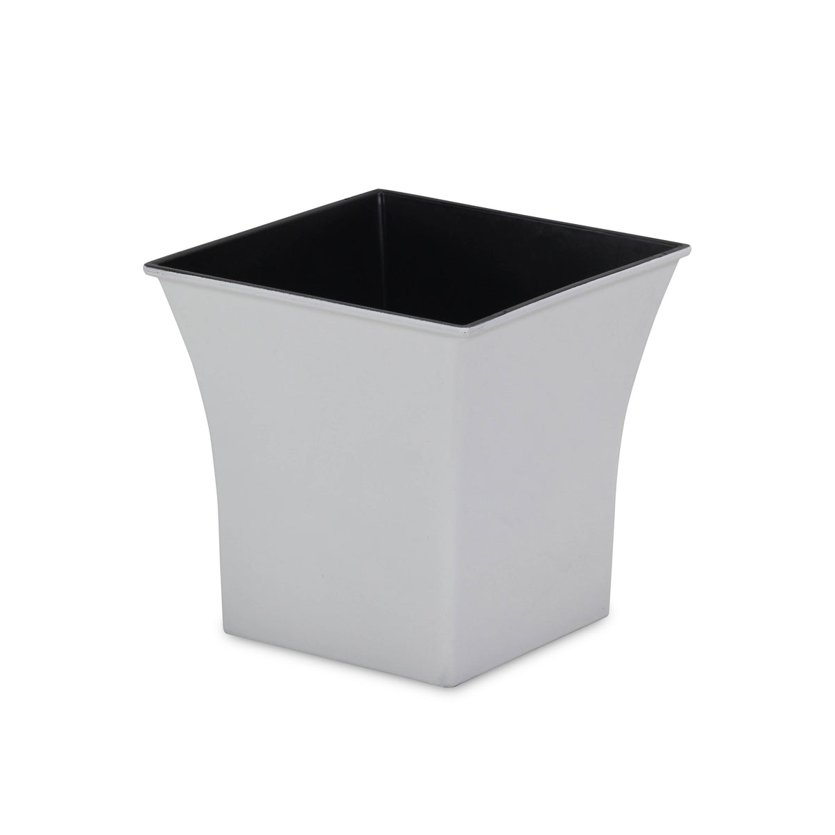 7.25 Inch Square Tapered Plastic Pot