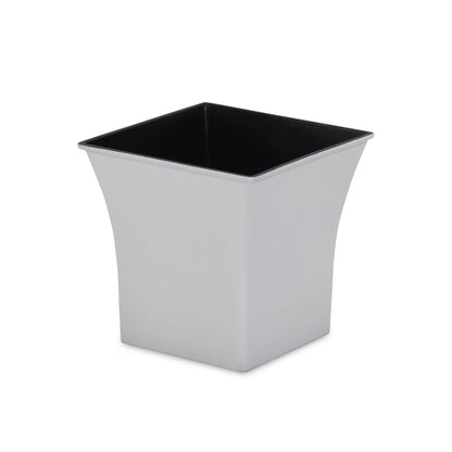 7.25 Inch Square Tapered Plastic Pot