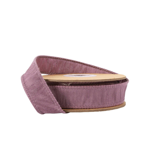 1" Amethyst Dupioni Ribbon 9100W-473-25E