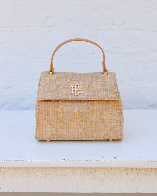 Vivienne Handbag Straw Lattice