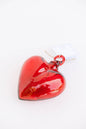 Blown Glass Heart - Red - Small