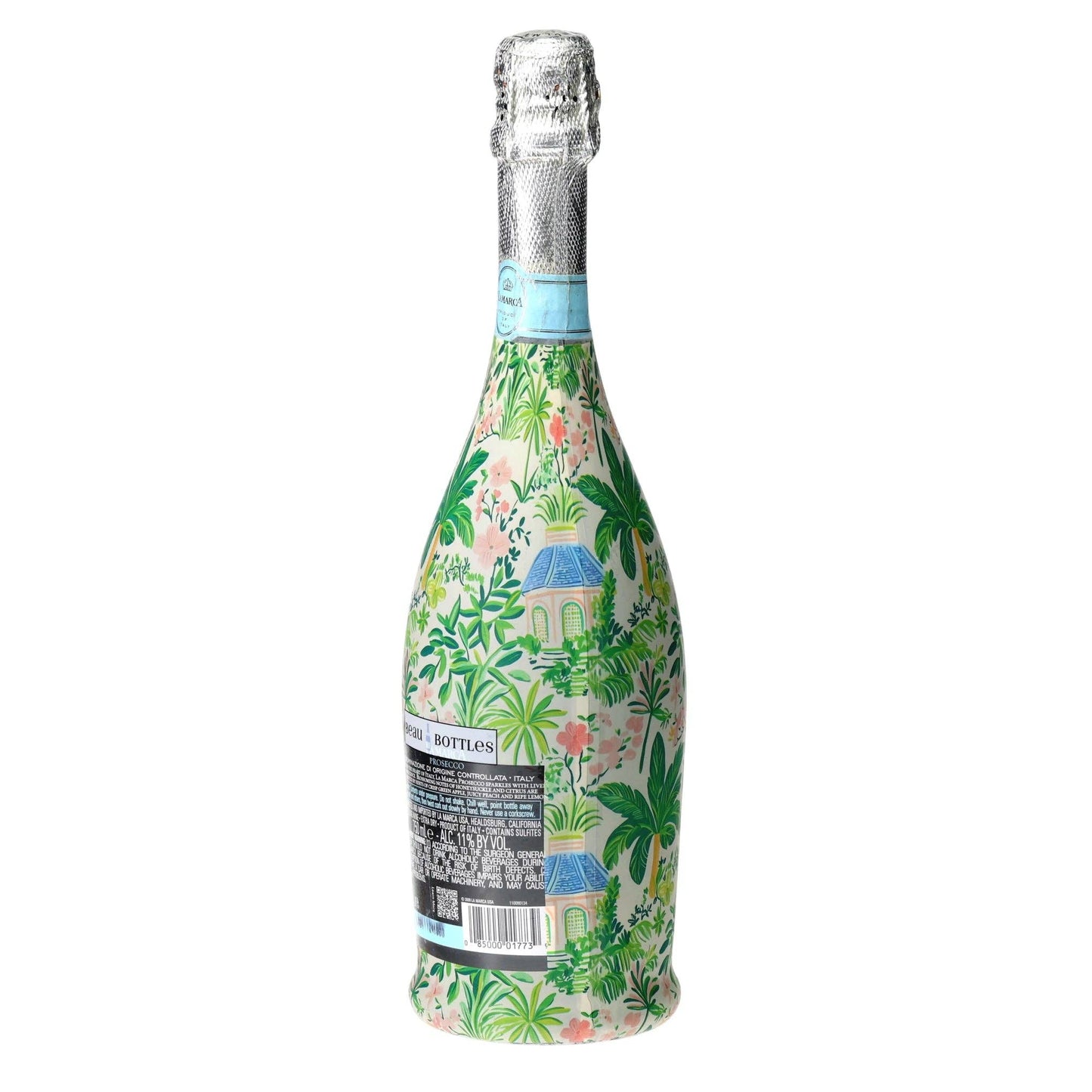 Verde Palm Pavilion Prosecco Bottle Wrap