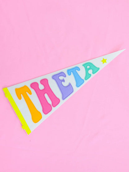 Rainbow Pennant Flag